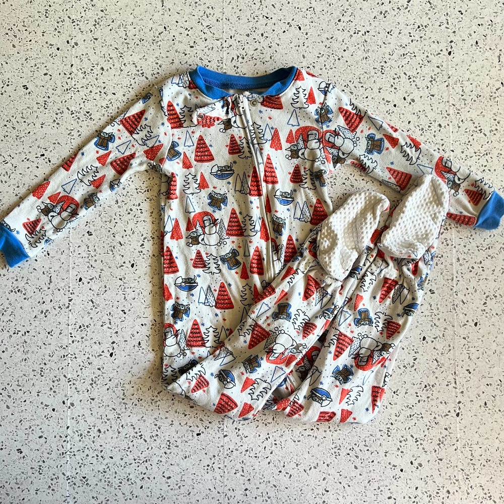 Amazon Essentials | Star Wars zip-up pajamas | 3T